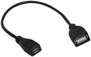 واي سي اس بيسيكس كيبل وصلة USB 2.0 ايه انثى الى مايكرو بي انثى 9 انش