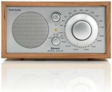 Tivoli Audio Model Bluetooth AM/FM Radio (Cherry, Silver)