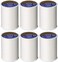 Coats &amp; Clark Dual Duty All Purpose Thread for Sewing Machines, 400 Yards White 230-1 (6-Pack)