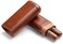 CIGAR IN STYLE Cigar Case Travel Holder - PU Leather Cedar Wood Lined Brown 2 Ct Sturdy Carry Case - 56 Ring Gauge