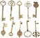 K JINGKELAI JKLcom Mixed 10 Skeleton Keys Antique Bronze Finish Skeleton Keys Extra Large Vintage Skeleton Keys for Birthday Party Wedding Decoration DIY Crafts Favors Charms Pendant,10 Styles