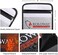 ROLOWAY Small Fireproof Bag (5 x 8 inches), Non-itchy Fireproof Money Bag, Fireproof Wallet Bag, Cash Fireproof Bag Set for Valuables - Passport, Currency &amp; Keys (2-Pack)
