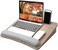 HUANUO Portable Lap Laptop Desk with Pillow Cushion, Fits up to 15.6 inch Laptop, with Anti-Slip Strip &amp; Storage Function for Home Office Students Use as Computer Laptop Stand, Book Tablet