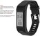 TenCloud Strap Compatible with Vivosmart HR+ Bands Replacement Striped Sport Straps with Tool Kits for Garmin v&iacute;vosmart HR Plus Tracker (Black)