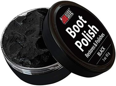 JobSite Premium Leather Boot &amp; Shoe Polish Cream - Restores, Conditions &amp; Polishes
