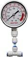 DIGITEN 3/8" Water Pressure Gauge Meter 0-1.6MPa 0-220psi for Reverse Osmosis System Pump