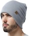 Tough Headwear Winter Beanie Knit Hat for Men &amp; Women - Merino Wool Ribbed Cap - Warm &amp; Soft Stylish Toboggan Skull Caps for Cold Weather