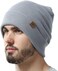 Tough Headwear Winter Beanie Knit Hat for Men &amp; Women - Merino Wool Ribbed Cap - Warm &amp; Soft Stylish Toboggan Skull Caps for Cold Weather