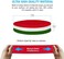 Suddora Striped Sweatband Set - (1 Headband and 2 Wristbands) Cotton for Sports &amp; More. white
