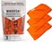 WHOOSH! Microfiber Cleaning Cloth, 3 Pack, Glasses and Screen Cleaning Cloth, Suitable for TV, Car Screen, Computer, Laptop, iPad, MacBook, Smart Phone, Monitor, Watches (14&rdquo;x14&rdquo;), Orange