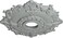 Ekena Millwork CM18RL Riley Ceiling Medallion, 18"OD x 3 1/2"ID x 1 1/2"P, Factory Primed