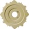 Ekena Millwork CM18RL Riley Ceiling Medallion, 18"OD x 3 1/2"ID x 1 1/2"P, Factory Primed