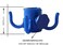 Ammsun New Beach Umbrella Hanging Hook (4-prongs)