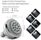 Miniwell Shower Filter and head 720-PH with Replaceable Cartridges, Shower Head Filter with Double Filters, Remove 99% Chlorine (Shower Filter and head)