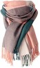 YSense Women's Long Plaid Blanket Scarf Chunky Oversized Winter/Fall Warm Scarf Big Tartan Scarves Wrap Shawl Ladies Gifts