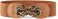 JASGOOD Wide Elastic Stretch Waist Belt Women's Adjustable Fashion Snake Pattern Dress Belt