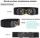 JASGOOD Wide Elastic Stretch Waist Belt Women's Adjustable Fashion Snake Pattern Dress Belt