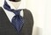 HISDERN SetSense Men's Floral Jacquard Woven Self Cravat Tie Ascot One Size Navy Blue/Yellow