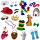Funny Party Hats Photo Booth Props - Photo Booths for Parties - Assorted Photo Booth Kit 18 Pc Adult Props