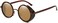 Dollger Steampunk Vintage Retro Round Sunglasses Metal Circle Frame