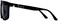 Locs Gangster Oversized Rectangular Horn Rim Sunglasses All Black