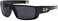 Locs Men's Original All Black Sharp Square OG Sunglasses, Wrap, Black