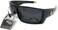 Locs Men's Original All Black Sharp Square OG Sunglasses, Wrap, Black