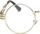 Dollger Round Steampunk Sunglasses Hippie Glasses Metal Frame 100% UV Blocking Lenses