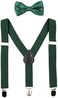 HANERDUN Kids Braces Bowtie Sets Adjustable Suspenders With Bow Ties Gift Idea For Boys And Girls