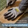DEX FIT Cru553 Level 5 Cut Protection Gloves; 3D Comfort, Firm Grip, Slim and Lightweight, Touch Screen Compatible, Durable, Breathable, Washable; Grey 8(M) 1 Pair