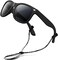 RIVBOS Rubber Kids Polarized Sunglasses with Strap Glasses Shades for Boys Girls Baby and Children Age 3-10 RBK004 &iuml;&frac14;&Euml;&dagger;W Black&iuml;&frac14;&acirc;&euro;&deg;