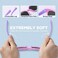 RIVBOS Rubber Kids Polarized Sunglasses With Strap Glasses Shades for Boys Girls Baby and Children Age 3-10 RBK002 &iuml;&frac14;&Euml;&dagger;3376-pink&iuml;&frac14;&acirc;&euro;&deg;