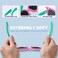 RIVBOS Rubber Kids Polarized Sunglasses With Strap Glasses Shades for Boys Girls Baby and Children Age 3-10 RBK002 &iuml;&frac14;&Euml;&dagger;pink&amp;green&iuml;&frac14;&acirc;&euro;&deg;