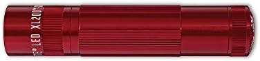 ماجليت مصباح يدوي XL200 LED 3 خلايا ايه ايه ايه، احمر