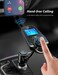 Nulaxy Wireless in-Car Bluetooth FM Transmitter Radio Adapter Car Kit with 1.44 Inch Display and USB Car Charger