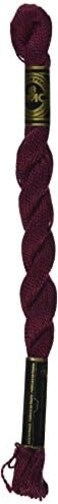 DMC 115 5-814 Pearl Cotton Thread, Dark Garnet, Size 5