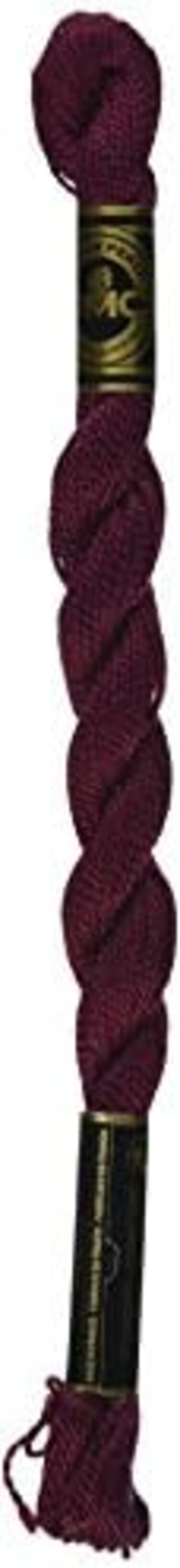 DMC 115 5-814 Pearl Cotton Thread, Dark Garnet, Size 5