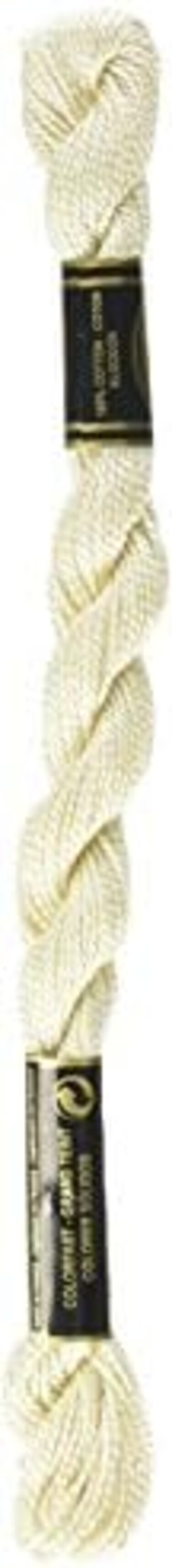 DMC 115 5-712 Pearl Cotton Thread, Cream, Size 5