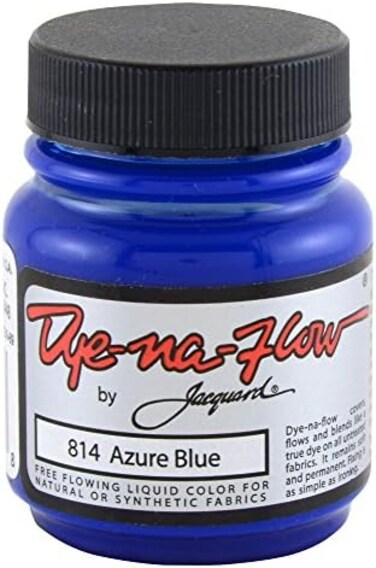 Jacquard Dye - Na - Flow Liquid Color 2.25Oz - Azure Blue (Pack of 3)