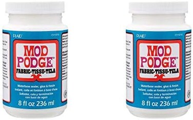 Mod Podge Plaid Fabric 8 Ounces CS11218 (2-Pack)