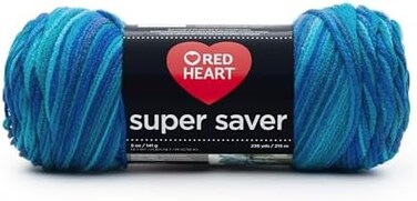 Red Heart C&amp;C Super Saver Yarn 5oz Macaw