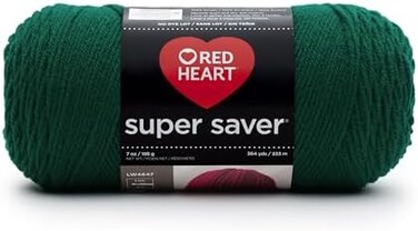 Red Heart E300 Super Saver Economy Yarn, Paddy Green