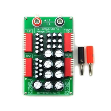 Electronics-Salon 1uF to 9999uF Step-1uF Four Decade Programmable Capacitor Board.
