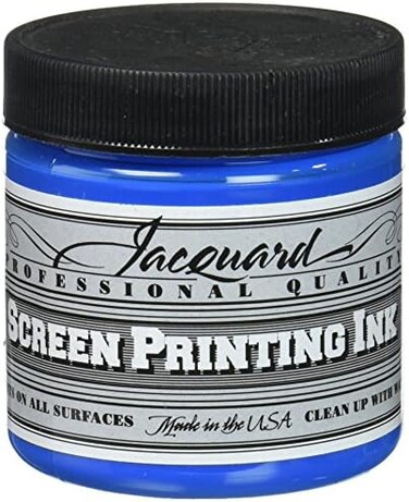 Jacquard Professional Screen Printing Ink, 4 oz., Opaque Blue