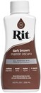 Rit Dye Liquid 8 Fluid oz Dark Brown