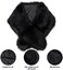 Dikoaina Extra Large Women's Faux Fur Collar for Winter Coat