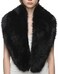Dikoaina Extra Large Women's Faux Fur Collar for Winter Coat