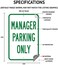 SignMission Entrance With Left Arrow &nbsp;Sign 12" X 18" Heavy Gauge Aluminum Signs