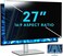 PYS 27 Inch Privacy Screen Filter for Desktop Computer Monitor 16:9 (TM27.0W9) - Anti-Blue Light Protect Eyes, Anti-Scratch &ndash; Matte or Gloss Finish Privacy Filter Protector