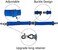 Auivguiv Eyeglasses Holder Strap Adjustable Sunglasses Straps Eyewear Glasses Retainers Lanyard Sports Swimming Anti-Slip Hooks For Kids Adults - 4 Pcs